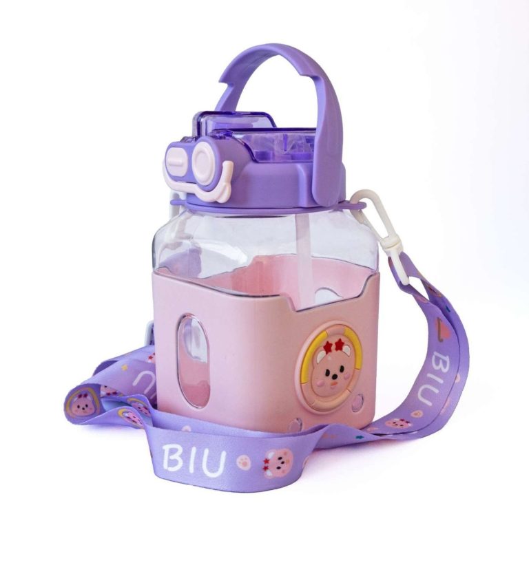 Dual Sipper Pink & Purple Bottle - Image 2