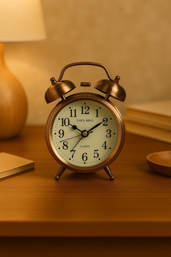 Copper Golden Clock