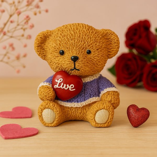 Mini Purple Teddy-Love