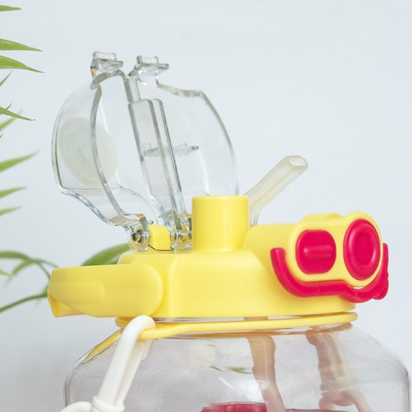 Dual Bottle Sipper -Yellow And Pink - Image 2
